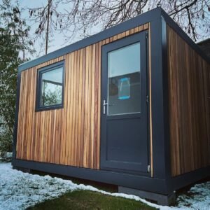 Container Aménagé finition bois